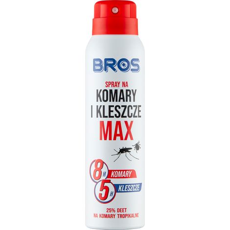 Bros Spray Max - Protección contra mosquitos, garrapatas y jejenes