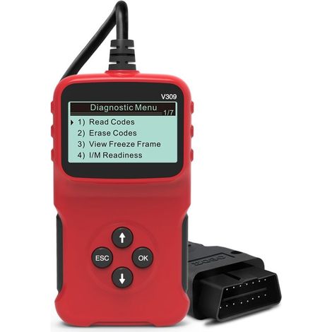 Détecteur de défauts automobiles – Outil de diagnostic automatique – Mode d'affichage numérique – Indice de sécurité CAT III – Température de fonctionnement -30 à 70 ℃ (1/5)