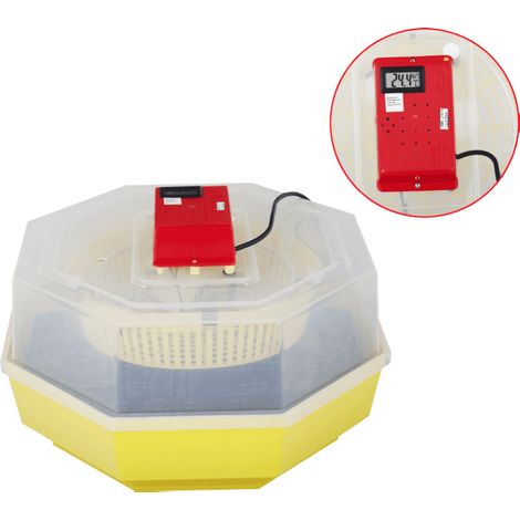 Incubatrice 60 uova gallina quaglia animali 20w incubatore regolabile con termometro termo igrometro 770ev