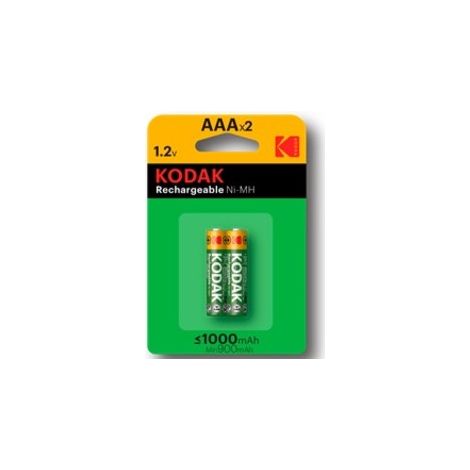 Blister di batterie ricaricabili kodak ni - mh aaa lr3 1000 mah - blister di 2 batterie