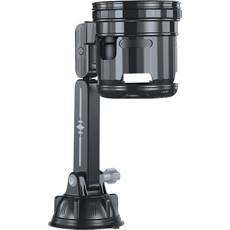 Porte-gobelet multifonctionnel à ventouse, porte-gobelet pliable et ajustable 2 en 1, compatible avec voitures, camping-cars, camions et bateaux. (1/5)