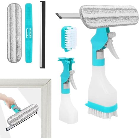 Outil de nettoyage vitres, pour surfaces lisses et carrelage (1/5)