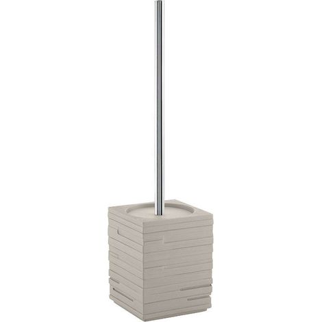 Sapho Gedy Quadrotto - Scopino WC da appoggio, tortora QU3366