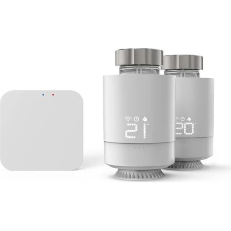 Hama Smarte WLAN Heizungssteuerung Silber Doppelthermostat