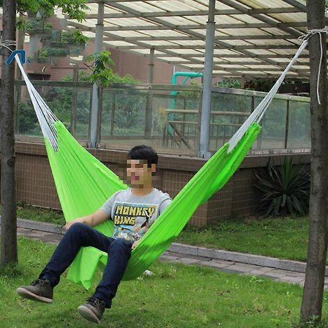 Hamac suspendu créatif d'extérieur, hamac anti-basculement pour le camping, balancelle d'intérieur, fauteuil à bascule, repose-pieds, mobilier de jardin pour adultes (1/5)