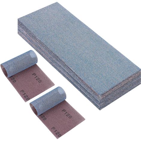 Schleifstreifen Netz Klett 115x230mm 25 St&xFCck 120 k&xF6rnung (1/5)
