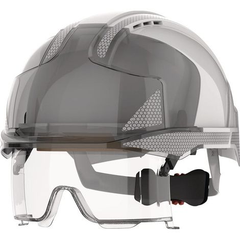 Industriehelm EVO® VISTAlens® weiß/smoke ABS EN 397,EN 50365 (1/2)