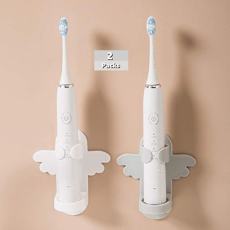 Porte-brosse À Dents Électrique - Support Universel Papillon - Pour Salle De Bain - Lot De 2 (1/5)