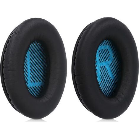 2x Coussinets de remplacement pour Bose Soundlink Around-Ear Wireless II, mousse confortable, noir, accessoire casque audio