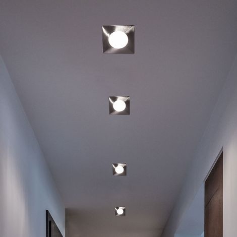 Faretto da incasso faretto da incasso faretto da soffitto lampada da soffitto lampada da incasso 1x LED 12W 1000Lm bianco caldo, LxP 10,2 cm, profondità di installazione 12 cm, set di 4