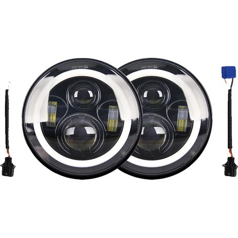Set di fari a LED, alta luminosità, lunga durata, 2 pezzi (1/2)