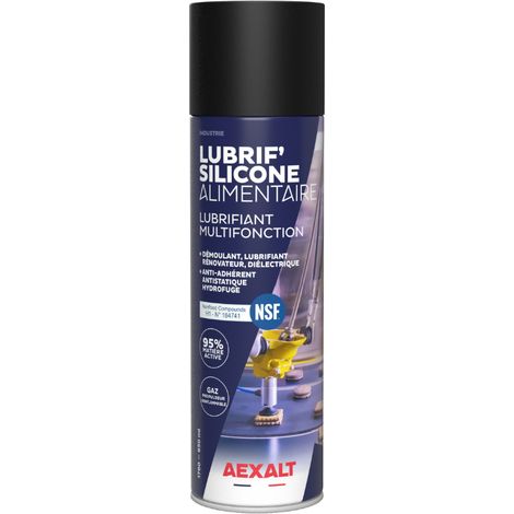 Silicone alimentaire pour lubrification de mécanismes aérosol 650 ml - AEXALT - 1760