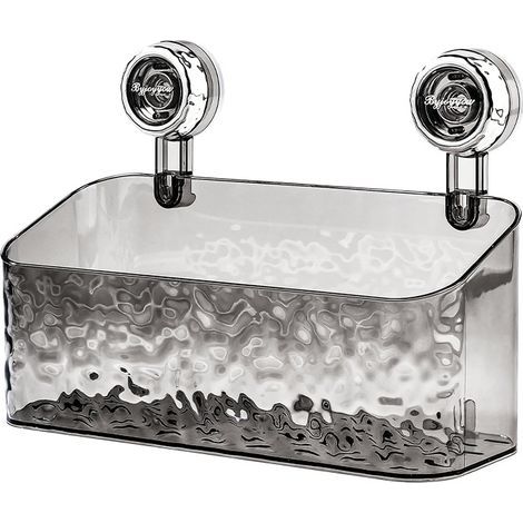 Bath Suction Shelves, Shower Caddy Suction Cup Storage Rack, No-Drilling Corner Shower Caddy Shelves, Removable Basket