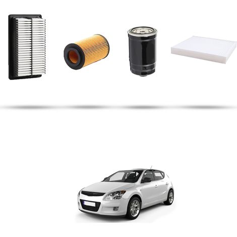 Kit tagliando 4 filtri compatibile con Hyundai i30 2.0 CRDi 103kw dal 2007 (1/5)