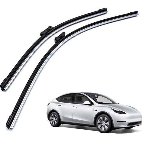 Essuie-glaces - Tesla Model Y (2021-2024) – Jeu de 2 – Performance optimale – Installation rapide et facile – Résistance au temps (1/5)