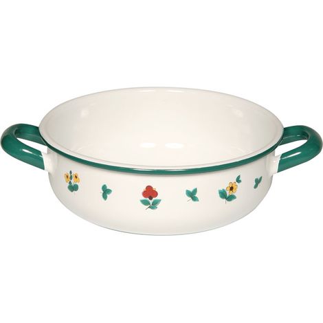 Riess Country Gmunder Streublumen cuenco de agricultor Ø14 cm 0,85 litros esmaltado
