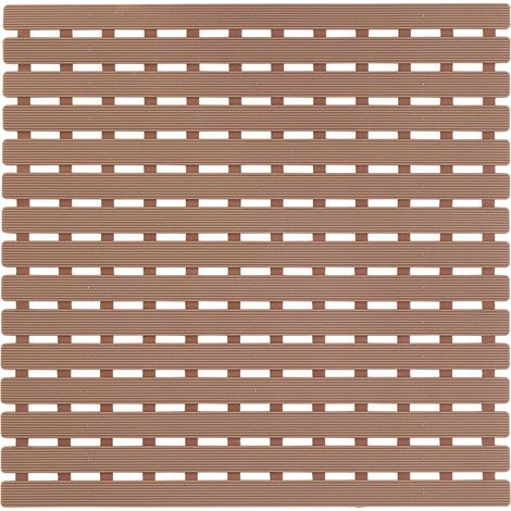 FERIDRAS 971003 Pedana Doccia 54 x 54 in Plastica con Gommini Antiscivolo Tortora (1/3)