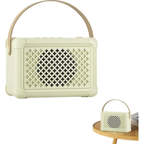 Haut-parleur Sans Fil Rétro – Haut-parleurs Portables  Haut-parleur De Musique Au Look Rétro  Lecteur De Musique Rétro Classique  Technologie Audio Numérique, Longue Durée De Vie De La Ba [Android] (1/5)