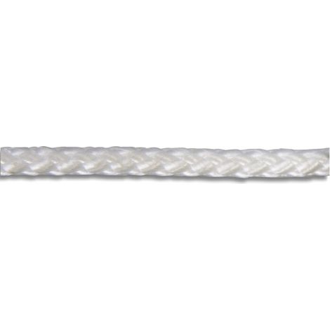 Cuerda de fibra trenzada blanca 72 kg 200 m
