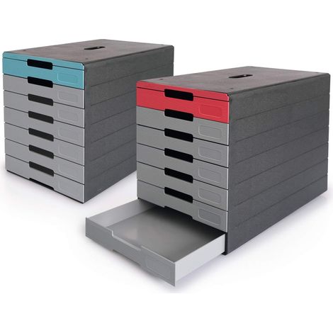 Durable Schubladenbox IDEALBOX PRO 7 rot (1/5)