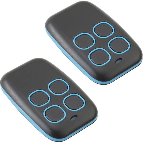 Télécommande Universelle Portail Garage 4 en 1, 250-913 MHz Multifréquence Rolling Code Code Fixe, Bip Portail 4 Canaux pour Porte de Garage, Volet Roulant et Portail Motorisé (1/5)