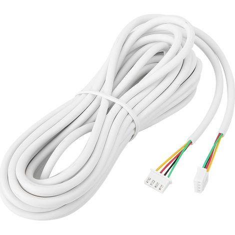 Câble en cuivre flexible rond à 4 conducteurs de 30 m de 0,3 mm pour système de visiophone (1/5)