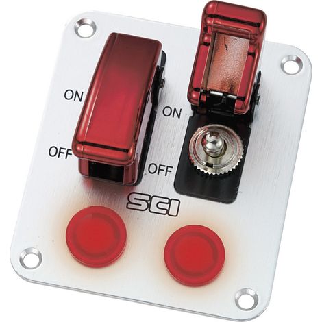 TRU COMPONENTS 1587937 Kfz-Bedienpanel TC-R18-P2A 12 V/DC 20 A 1 x Aus/Ein rastend 1 St.