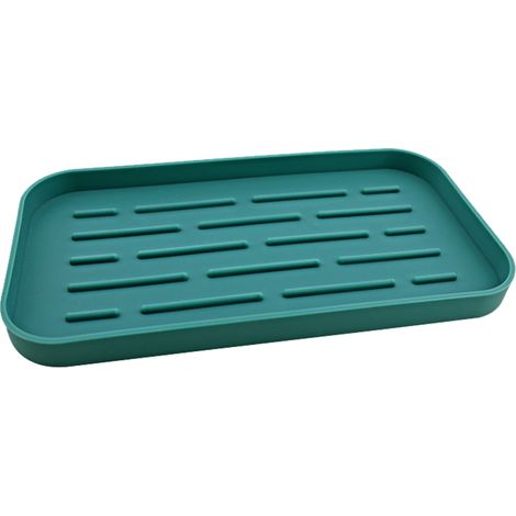 Sponge Holder - Silicone Sink Tray for Sponge Soap Dispenser Dishwashing Accessories - 1 Piece (1/5)