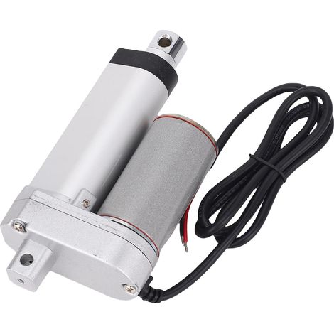Vérin électrique linéaire 12V CC course 50mm force 750N vitesse 10mm/s actionneur robuste en alliage d'aluminium (1/5)