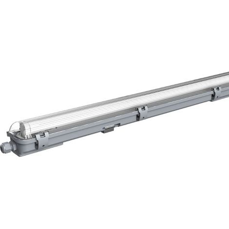 Silumen – Réglette LED étanche IP65 120cm – Tube LED T8 18W – 1656 lumens – Angle d’éclairage 120° – Pour chantiers et espaces professionnels