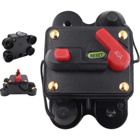 Disyuntor para vehículos recreativos, disyuntor de reinicio automático, interruptor de encendido para tomacorrientes, inspección de vehículos, automóviles, vehículos todo terreno y viviendas. (1/5)