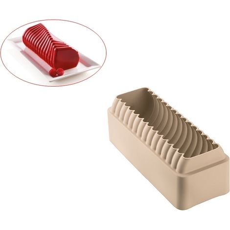 Silikomart corallo - stampo in silicone cm 24,5 x 9 x 9 cm + anello qualità professionale (1/5)
