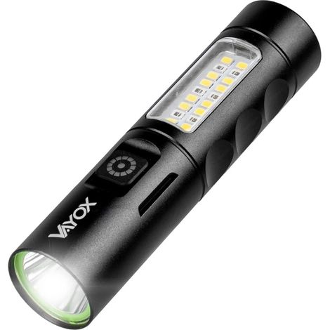 Torcia classica ricaricabile tramite USB-C VA0184 Vayox da 250 lumen (1/5)