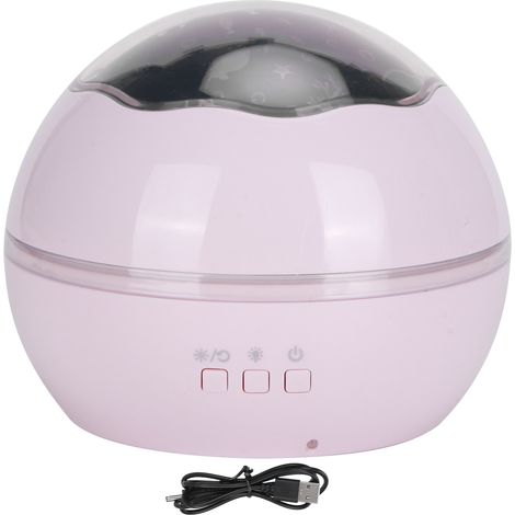 veilleuse-Lampadaire à LED avec Projection de Galaxies (8 Modes de Couleurs) – Pour Décoration Chambre et Création d'Ambiance Romantique – Fonctionnement via Batteries AAA (Non Incluses) ou USB Cable (1/5)