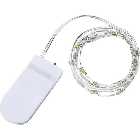 Lampe En Fil De Cuivre - Guirlande Lumineuse À Microleds Chaudes - Décoration Intérieure Extérieure - 1 Mètre (1/5)