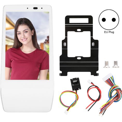 Contrôleur d'accès réseau WIFI 5G 1080P à reconnaissance faciale intelligente, système de contrôle d'entrée 110-240V avec prise UE (1/5)