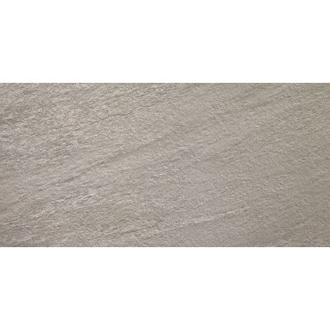 Carrelage effet Pierre Quartzite Gris Silver 150x75x0,9 cm Mat Teravio - Sol et mur intérieur (vendu par carton de 2,25 m²) - RO'MA CARRELAGE
