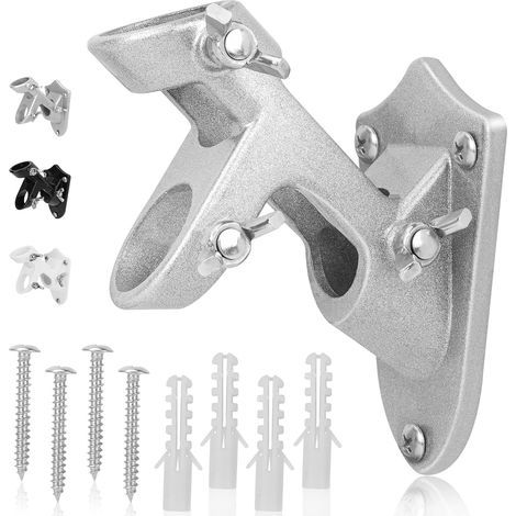 Csparkv – Rostfreie Aluminium-Fahnenmasthalterung – 90°/45°-Wandmontage – Edelstahlzubehör – Wetterfest (1/5)