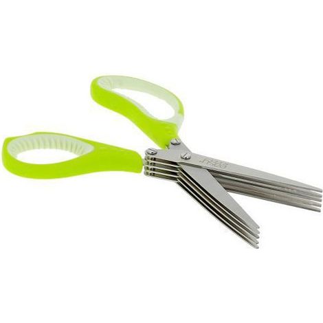 CISEAUX A HERBES 5 LAMES AVEC PEIGNE