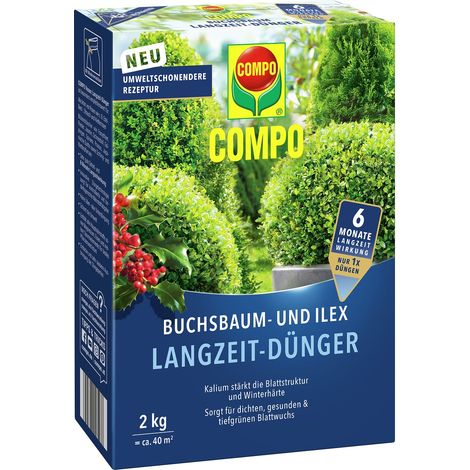 COMPO Buchsbaum- und Ilex Langzeit-Dünger - 2 kg