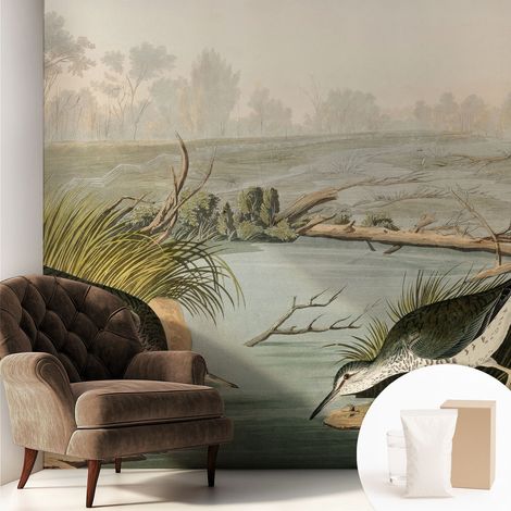 Tapete Tapete Vliestapete mit Kleber - Fototapete mit Motiv - Wandtapete modern - Wanddeko Ruhige Landschaft 250x250 cm (1/5)