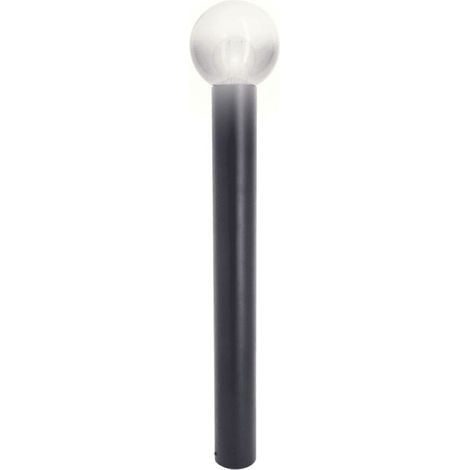 Xanlite – Lampadaire filaire noir 80 cm IP44 – Acier étanche E27 60W max – Pour extérieur – LAME40WNBOU