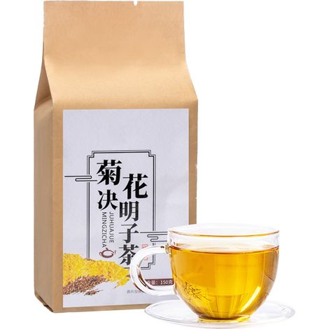 Sachets de thé aux chrysanthèmes et graines de cassia, 30 sachets individuels de 150g, tisane pour le foie (1/5)