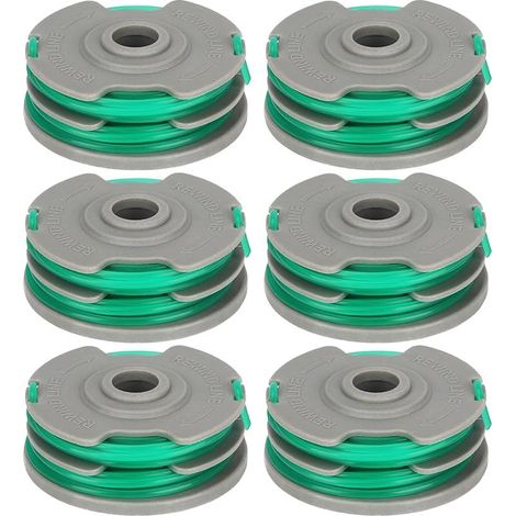 FLY021 599431790 Packung mit 6 Spulen Trimmerfaden, kompatibel mit Flymo Contour 500 XT, Power Trim 500 XT, Mini Trim Auto ST/XT/Plus XT, Mini Trim Contour XT, Länge 11 m, Ø 1,5 mm (1/5)