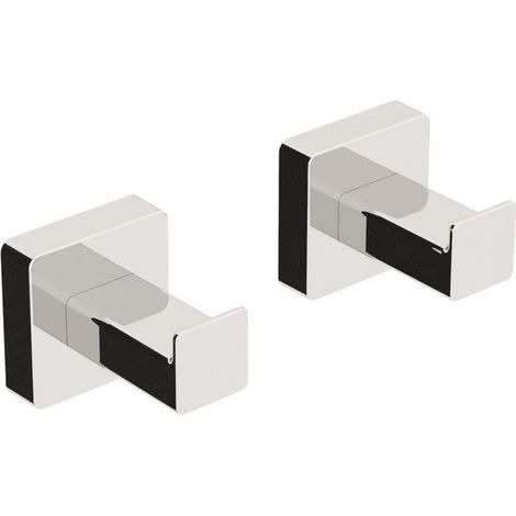 Lineabeta - Coppia appendiabiti Dado cromato (1/2)