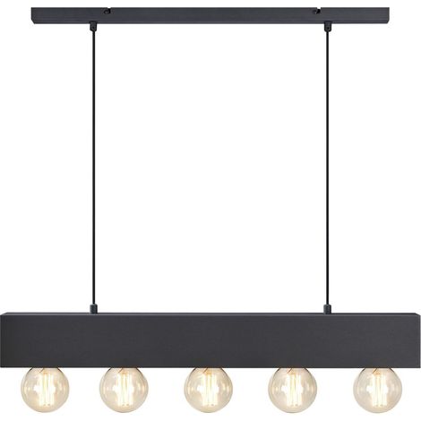 Markslojd COUTURE - Plafonnier à 5 ampoules, noir, E27 (1/3)