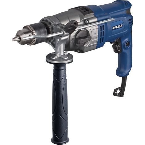 Taladro percutor Celma Professional PRCz 13GEO de 950 W y 2 velocidades.