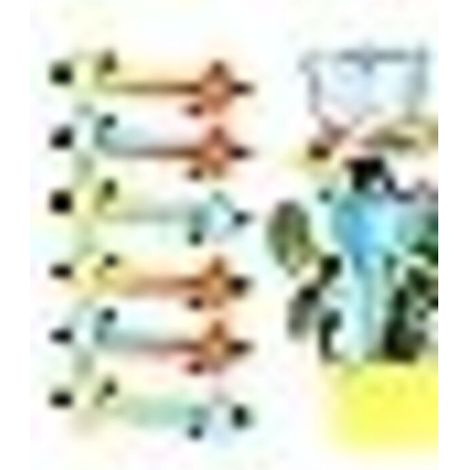 Lot de 12 piquets d'arrosage automatique pour plantes avec interrupteur de valve de contrôle à libération lente, piquets d'arrosage automatique pour plantes d'intérieur et d'extérieur (1/5)