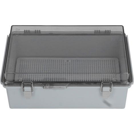 Boîte de jonction électrique étanche 175x275x110mm IP67 en plastique ABS avec plaque de fixation pour projet électrique (1/5)