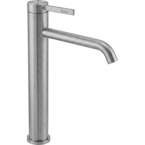 Waschbeckenarmatur Rea Rivo High Brush Nickel